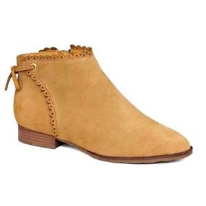 Jack Rogers Charlotte Suede Bootie Oak
